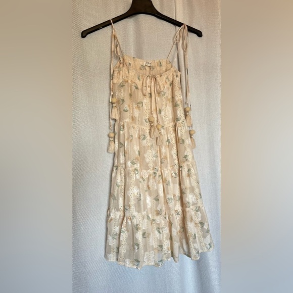 Storia floral eyelet mini dress NWT - Picture 3 of 13